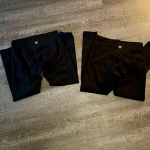 Lot of 2 Til You Collapse TYC effortless leggings size large